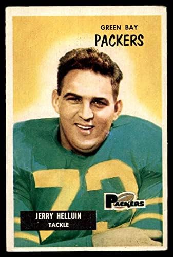 1955 Bowman 144 Jerry Helluin Green Bay Packers VG/Ex Packers Tulane