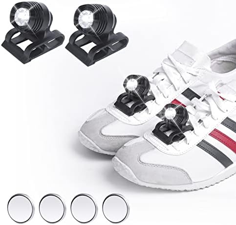 Nieolheoui 2 pcs פנסי LED לנעליים CRO C, פנסים קטנים נעליים אורות קישוט פנסים פנסים אטומים למים פנסי