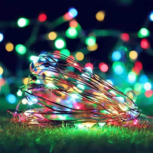 HHMEI -Lights 32ft 100 חוט LED -אור מיתרים לחתונה מקורה מקורה קישוט גן חג המולד SGCABINZRLGICH