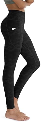 מכנסי יוגה מותניים גבוהים של Ododos לנשים עם כיסים, בקרת בטן פועלת חותלות יוגה ספורטאי אימון ספורט