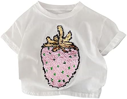 פעוטות ילדים תינוקות בנות בנות מחליפות פאייטים הפוך חולצה חולצה