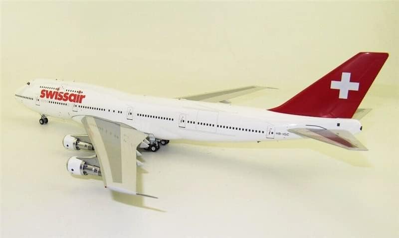 INFLIGHT 200 Swissair עבור בואינג 747-300 HB-IGC עם דגם מוגבל מהדורה מוגבלת 1/200 מטוסי דיאסט דגם שנבנה