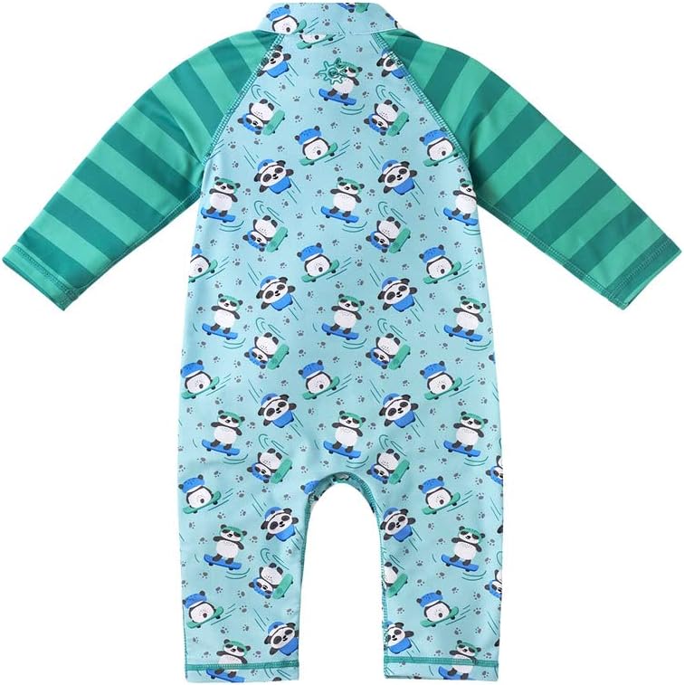 בגד ים שמש ובגד ים לתינוקות עם הגנה מפני שמש 50 + - בגד ים מקשה אחת, כיסוי מלא לתינוקות ופעוטות לשחות