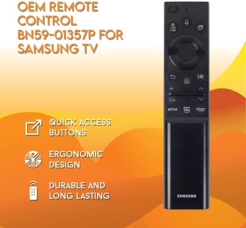Ceybo OEM 2021 Model BN59-01357P Solar Samsung Voice Remote Control Smart TVs Compatible with Neo QLED,