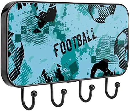 מחזיק מגבות קיר רכוב מגבת מתלה אמבטיה תפאורה חלוקת חלוק בגדים לבגדי כדורגל כדורגל מכווץ מגבות מארגן