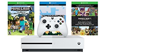 קונסולת Xbox One S 500GB - Minecraft + צרור בקר נוסף