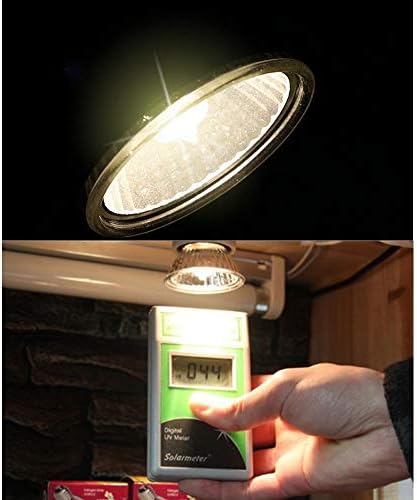 Sttqyb 75W אור שמש, נורת חום של 75W, UVA + UVB ספקטרום מלא מנורת שמש שמזפת נורת חום אור נורת זוחלים