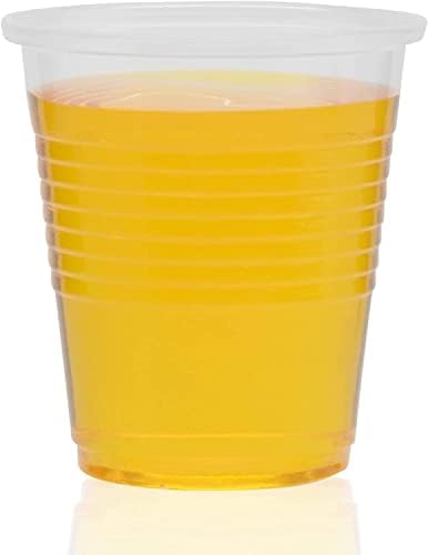 כוסות שתייה מפלסטיק שקוף בגודל 5 אונקיות-כוסות אמבטיה חד פעמיות חד פעמיות בגודל 5 אונקיות - אידיאלי