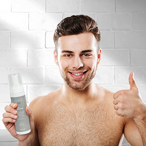 שטיפת כדור קצף גנט אמרנט לגברים, שטיפת איברי המין לגברים לעור רגיש, לחות לשימוש יומיומי, מוצר היגיינה