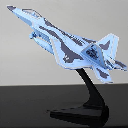 מטוס לחימה מטוס F -22 - 1/100 דגם מטוס מטוס דגם צעצוע של סגסוגת צעצועים דגם הצעצועים