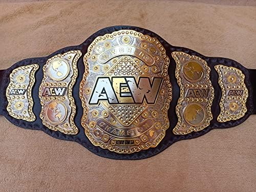 חגורת שניפות עולמית של AEW - חגורת האבקות באליפות כבד במשקל כבד - חגורת תואר - חגורת כיפוף עולמית