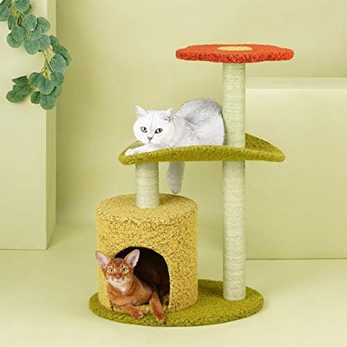 חתולי עץ חתולי מגדל חתולי דירה סיסל מגרד הודעות עם קפיצת פלטפורמת וחתולים טבעת חתולי ריהוט פעילות מרכז
