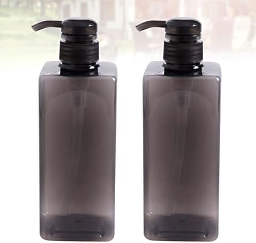 בקבוקי שמפו לטיולים בקבילוק קרם נסיעות 6 PCS 600 מתקן בקבוקי משאבה בקבוקי שמפו ריקים מתקן סבון פלסטיק