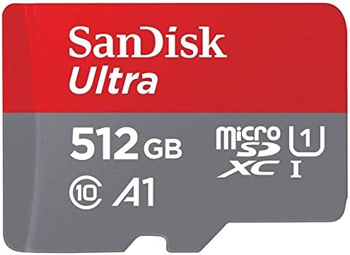 כרטיס זיכרון סנדיסק 512 ג ' יגה-בייט אולטרה מיקרו-די עובד עם חבילה של ל. ג. סטילו 3, ל. ג. אזור 4, ל.