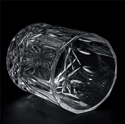 כוסות ויסקי ידידותיות 300 מיליליטר/10 עוז כוס זכוכית רוק עם קופסת מתנה לוויסקי בורבון סקוטי