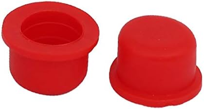 X-DREE DR M16 אוגן כובעים מחודדים צינור צינור קצה הכנס אדום 50 יחידות (InSerto לכל tubo c-oo-ni-co a