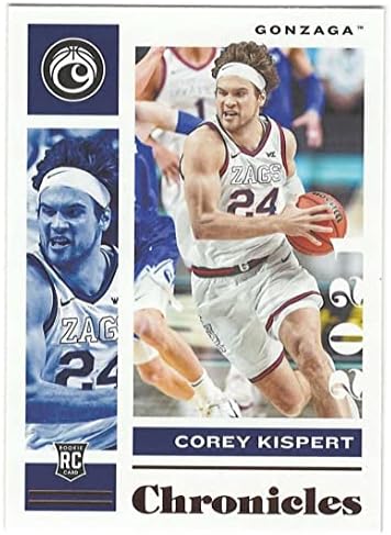 Corey Kispert RC 2021 Panini Chronicles Draft בוחרים ברונזה NM+ -MT+ כדורסל 8
