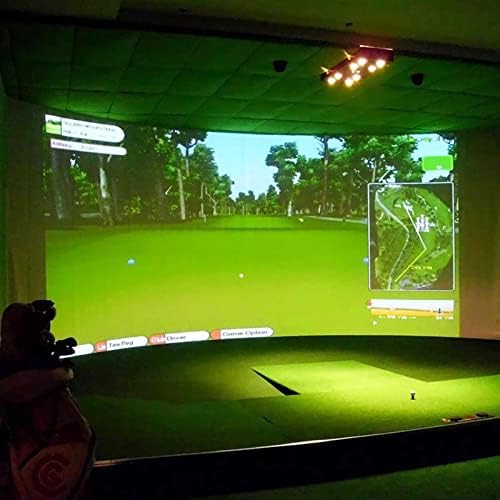 WFJDC גולף סימולטור סימולטור השפעה על הצגת מסך הקרנת מסך חומר בד לבן מקורה גולף תרגיל גולף יעד