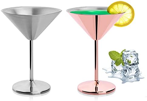 Cujux Creative Martini קוקטייל ויסקי זכוכית מותאמת אישית נירוסטה עיצוב שיק עיצוב בר יין מסעדת שמפניה