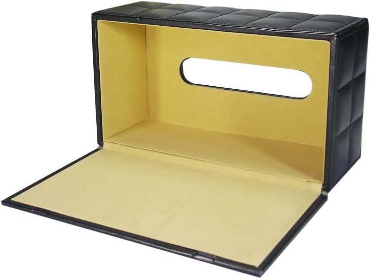 SDGH ביתי עסק עור משובץ קופסת רקמות PU נייר קופסא קופסאות קופסאות קופסאות רקמות