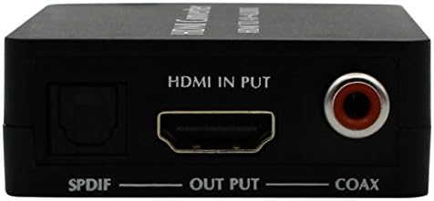 Wiistar HDMI ל- AV + ממיר שמע תמיכה ב- SPDIF ויציאות שמע קואקסיאליות NTSC PAL לטלוויזיה/PC/PS3/Blue-Ray