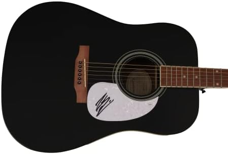 ג 'ורדן דייוויס חתם על חתימה בגודל מלא גיבסון אפיפון גיטרה אקוסטית ב / ג' יימס ספנס אימות ג ' יי. אס.