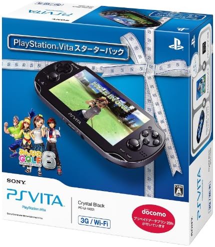 PlayStation Vita 3G/Wi-Fi דגם Crystal Crystal Starter Pack
