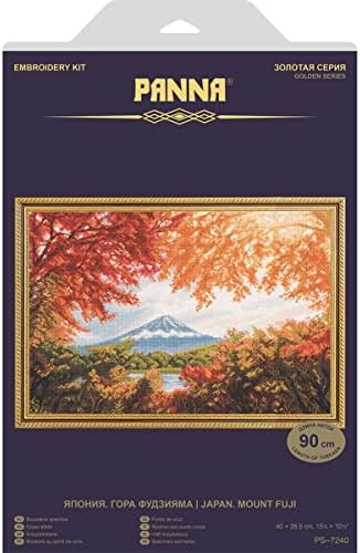 מרוסיה פאנה זהב סדרת יפן הר פוג ' י נספר צלב סטיץ ערכת 40 איקס 26.5 סמ