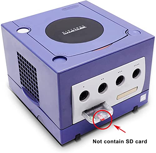 קורא כרטיסי TF של Nuhfufa TF GC2SD מתאם כרטיס זיכרון מיקרו SD קורא לקונסולת NS GameCube Wii