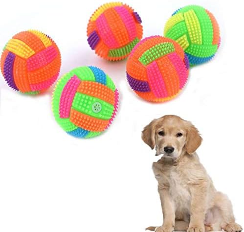 XPSM ילדים מצחיקים צעצוע כלבי חיות מחמד קופצני כדור צעצוע כדורגל כדורגל חיות מחמד חתול כלב מהבהב צעצוע