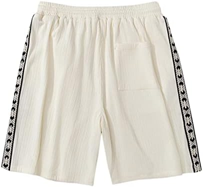 מיאשוי מושלם עבור גברים גברים של קיץ מוצק צבע מכנסיים גומייה רופף מזדמן ספורט מכנסי ריצה ישר גליטר
