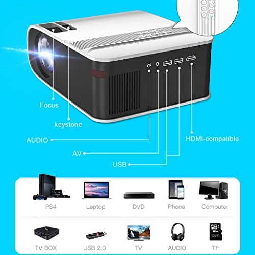 WSSBK W32 מקרן מיני מלא HD 1080p אנדרואיד 10 תמיכה 4K פענוח וידאו מקרן LED Beamer קולנוע ביתי לקולנוע