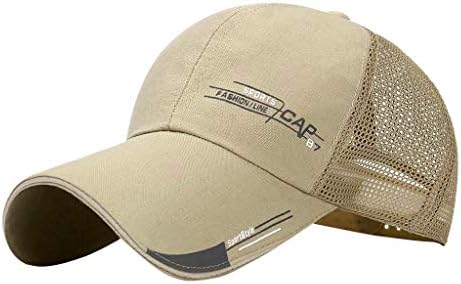 יוניסקס כובעי התאמה מתכווננים כובעי משאיות לריצת כובע בייסבול רשת כובעי חוץ חיצוניים לנשים גברים ספורט