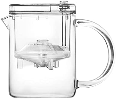 כוס תה Na פילטר אוטומטי קצף קומקום קומקום עמיד בפני חום קומקום זכוכית מתקן סט מעודן לניתוק סט תה Kung