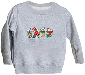 צווארון עגול חולצות חג המולד אמא ואותי התאמת תלבושות חג המולד הדפסה ארוך שרוול חולצות משפחת התאמת סוודר