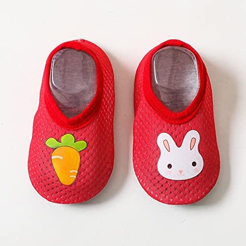 גרביים ארנב פעוטות הנעליים הנושמות נעליים יחפות ילדים 1-3 לי גרבי תינוק גזר גרבי רצפה מצוירים לתינוקות