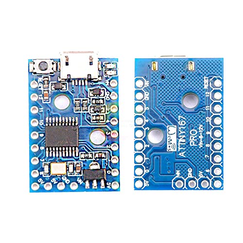 לוח הפיתוח של Digispark Pro Kickstarter משתמש במודול Micro Attiny167 עבור Arduino USB