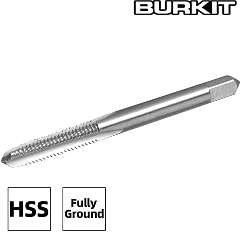 Burkit M2.5 x 0.25 חוט ברז על יד ימין, HSS M2.5 x 0.25 ברז מחורץ ישר ברז