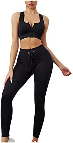 צבע נוחות שחור 2023 בגדים רוכסן אימון מכנסי כושר מערכות כושר לנשים סתיו סתיו מכנסי טנק מכנסיים A0 A0