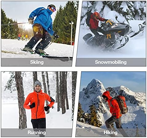 סט תחתונים תרמיים של MeetWee לגברים, ציוד סקי חורפי צמר צמרת ריפוי שכבת בסיס ארוך ג'ונס.