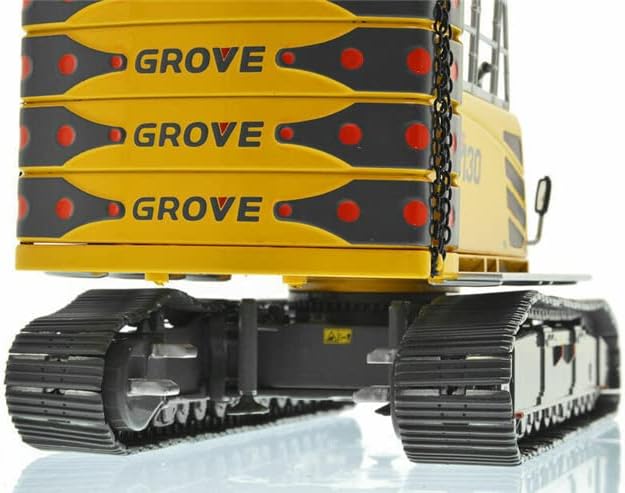 ROS GROVE GHC 130 מנוף סורק - ללא פלטפורמת עבודה במהדורה מוגבלת 1/50 משאית DIECAST מודל שנבנה מראש