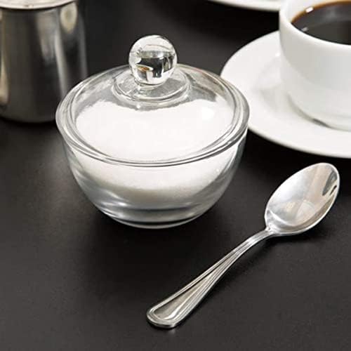 עוגן Hokings מותג עוגן נוכחות נוכחות קערת סוכר זכוכית עם מכסה, 1 חבילה, ברור