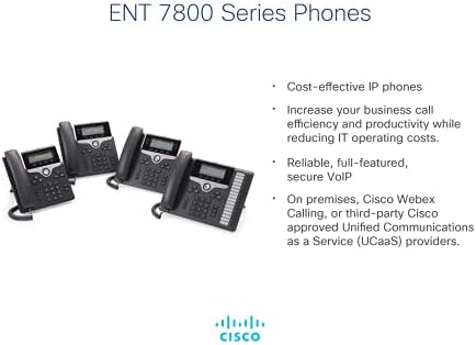 Cisco CP-7841-K9 = 7800 טלפון VoIP