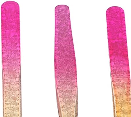 ריינסטון ציפורניים קוטף פינצטה, 3 יצירות פינצטה לאמנות ציפורניים, צבת ריינסטון של מניקור עם צבע שיפוע,