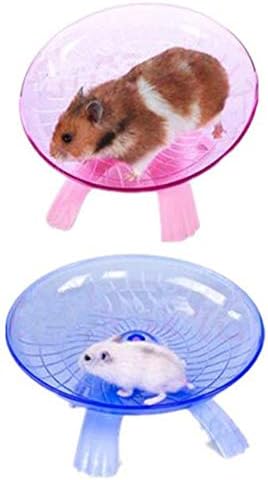 צעצועי חיות מחמד של Wyksoku, אוגר חיות מחמד עכבר מעופף עכבר ריצה דיסק תרגיל גלגל גלגל כלוב אביזרים -