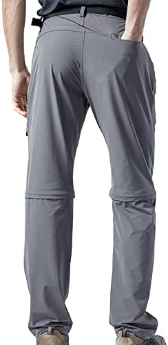 ג'ינס ymosrh khaki לגברים מעובי עם קטיפה, טיפוס הרים חיצוני, מכנסיים ארוכים של כיס מכנסיים ארוכים