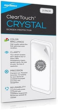 מגן מסך גלי תיבה התואם ל- LG 24 Monitor - Cleartouch Crystal, עור סרט HD - מגנים מפני שריטות עבור צג