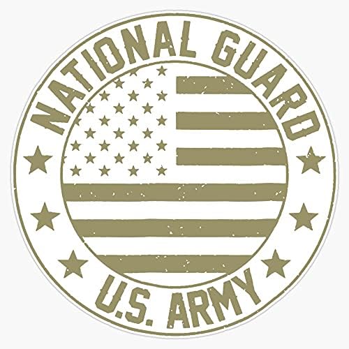 HOF המסחר ותיקי המשמר הלאומי של הצבא האמריקני לגברים מדבקת ויניל מדבקות מדבקות דמד נייד עמיד למים מדבקת