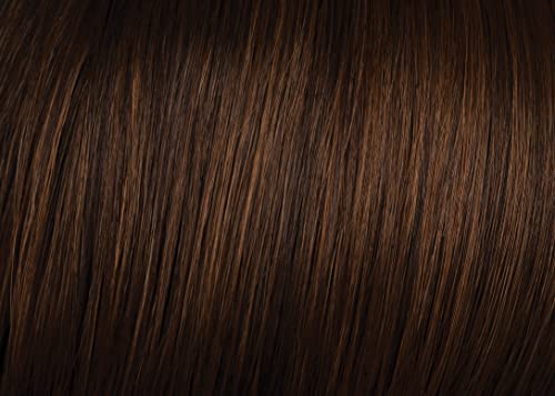 תסרוקת 16 אינץ ' הארכת שיער, קליפ גלי מקשה אחת של בגדי שיער-ר6 30 שעות נחושת שוקולד