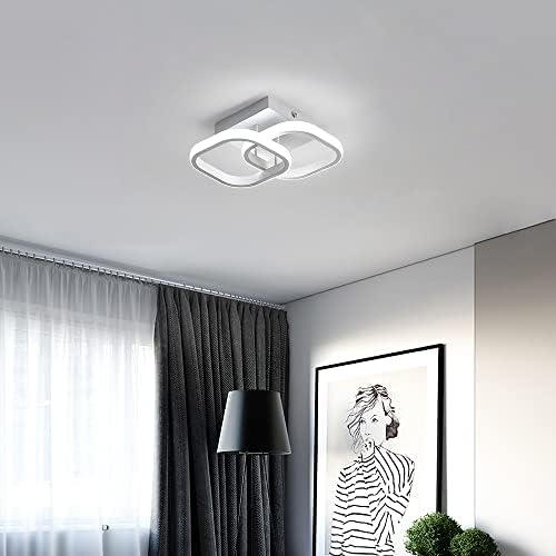 אורות תקרה לדאקסגד ריבועי נורית LED מודרנית LED תקרה גופי תאורה מקורה תאורה מקורה מנורת תקרה אקרילית